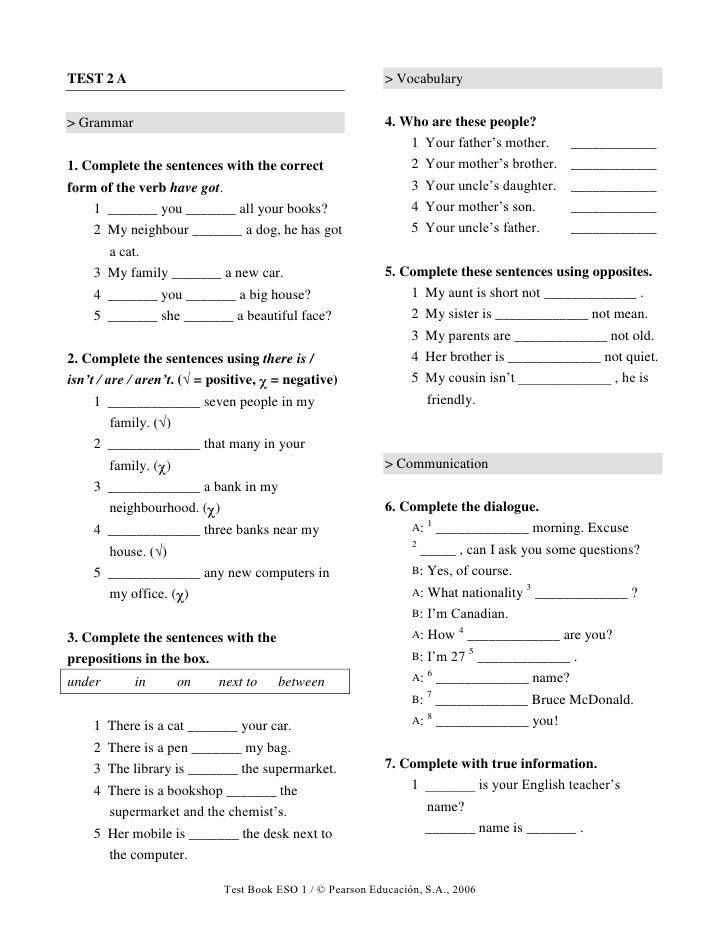 sky 2 test book