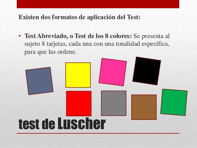 Test psicológicos