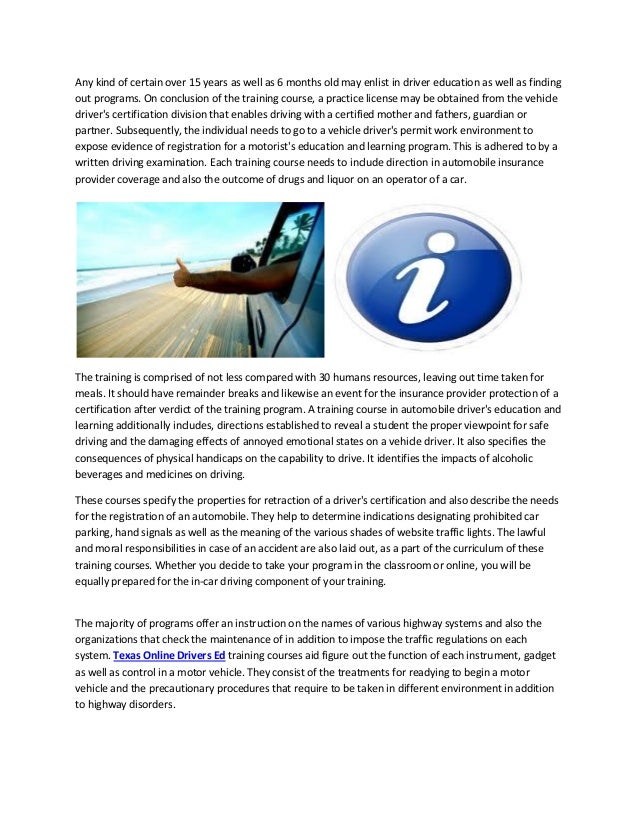Texas Drivers Ed Requirements & Eligibility