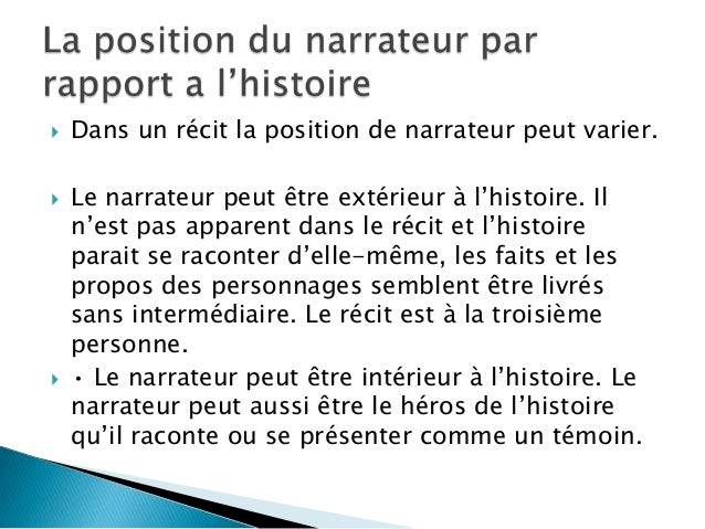 exemple de narrateur omniscient