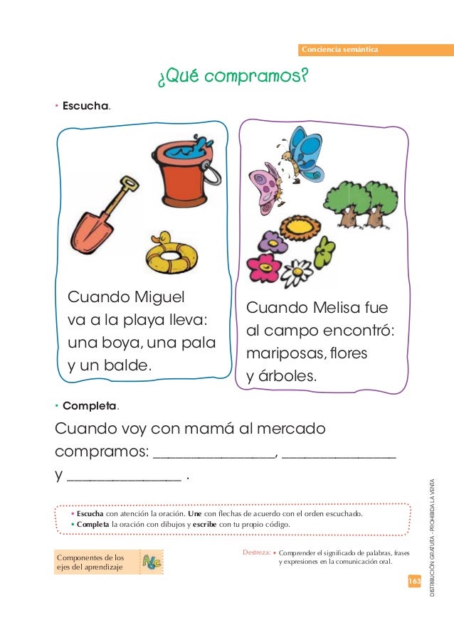 163 
DISTRIBUCIÓN GRATUITA - PROHIBIDA LA VENTA 
t Escucha. 
Conciencia semántica 
tEscuchaDPOBUFODJØOMBPSBDJØOUneDPOnFDIB...