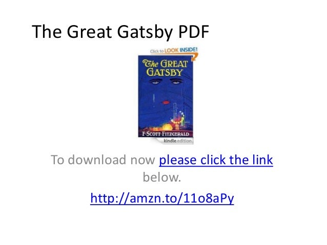 the great gatsby pdf