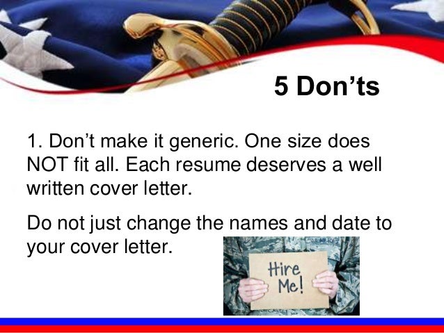 dos and don ts of cover letters