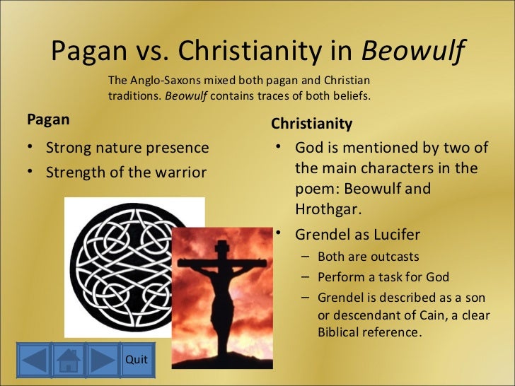 Christianity  paganism in beowulf :: epic of beowulf essays