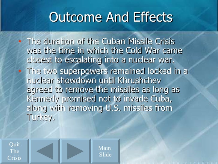 What Was The Underlying Cause Of The Cuban Missile Crisis Brainly Aulad Org