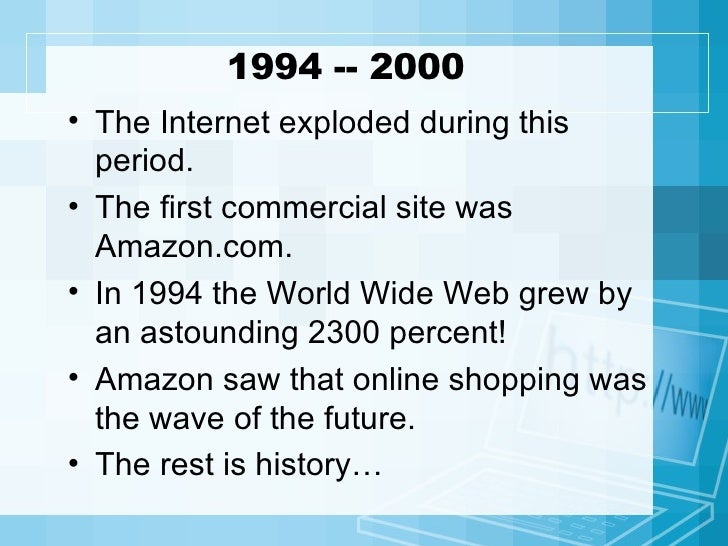 Essay about evolution of internet