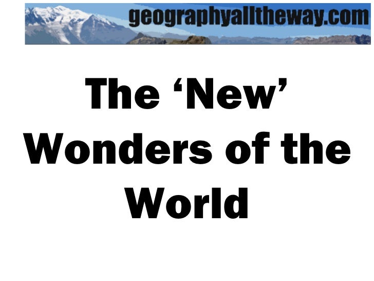 Essay On 7 Wonders Of The World