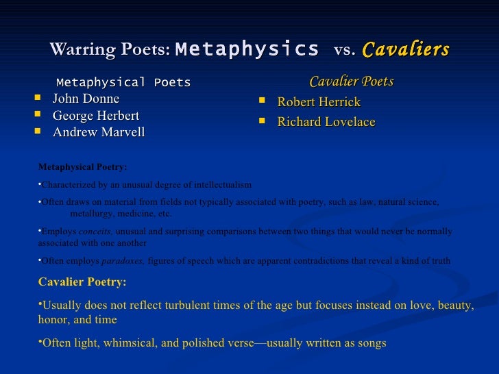 Robert Herrick cavalier or metaphysical Robert Herrick cavalier or metaphysical