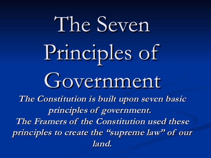 principles constitution principles constitution
