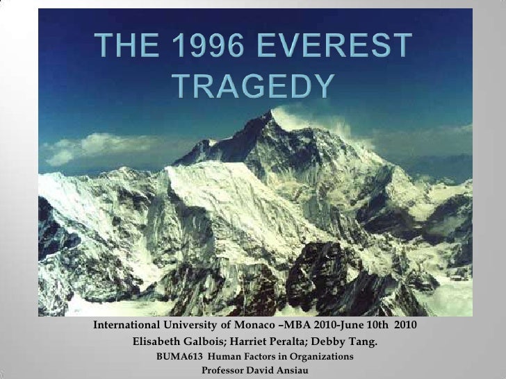 Mount everest slideshare picture