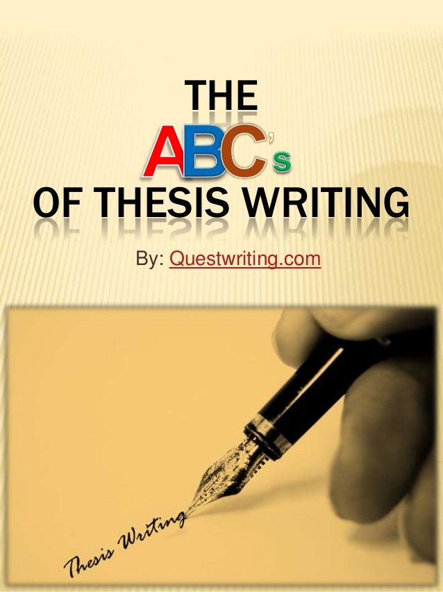 abc thesis definition