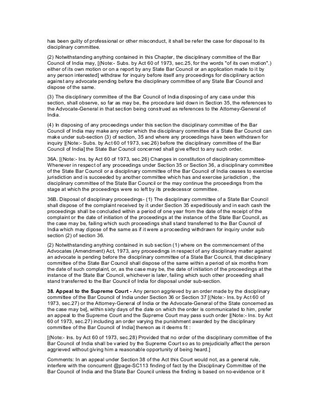 advocate act 1961 The bar council of india has proposed to amend the advocates act 1961, through an internally regulated circular, as reported by legally india. advocate act 1961 The bar council of india has proposed to amend the advocates act 1961, through an internally regulated circular, as reported by legally india.