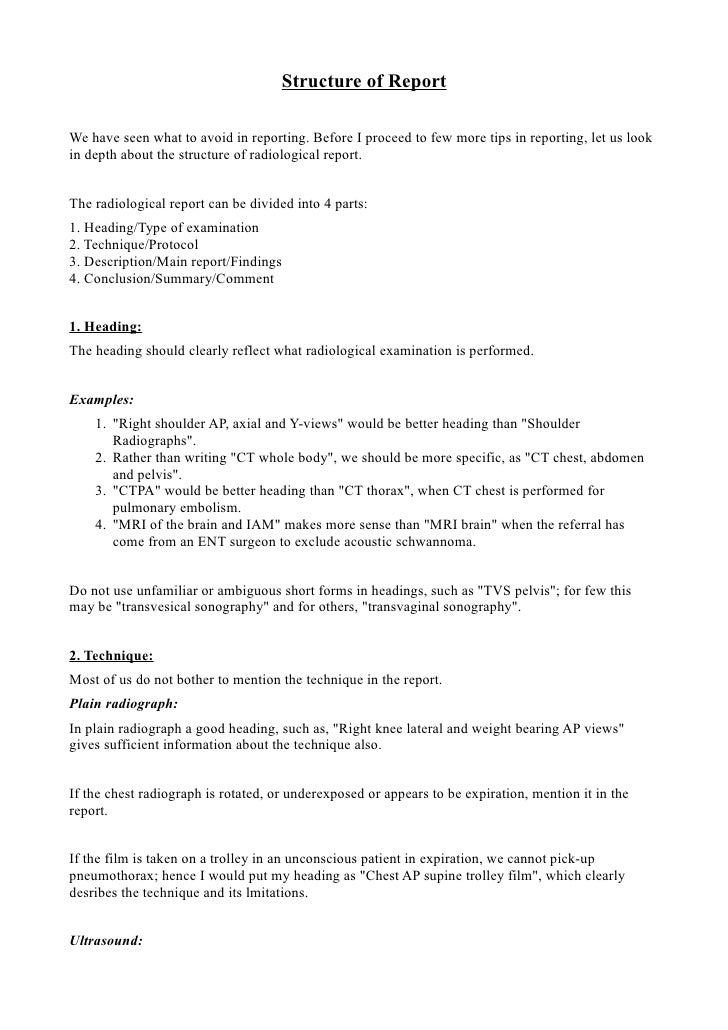radiology report template exles of x reports pictures to pin on radiology report template exles of x reports pictures to pin on