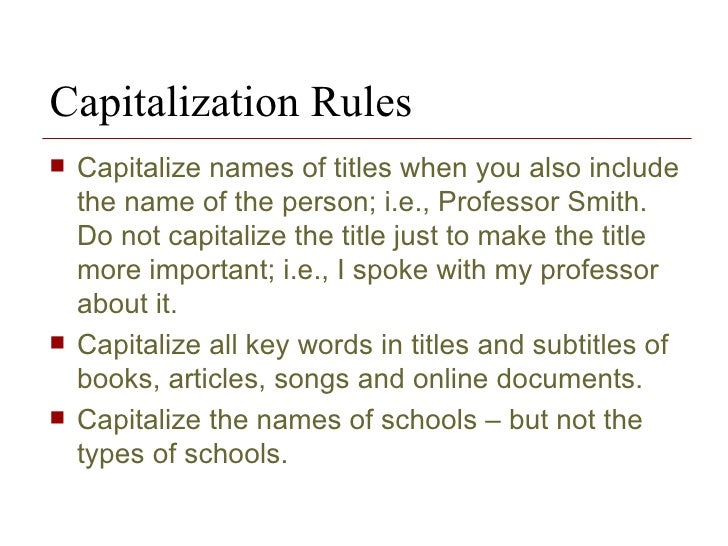correct essay title capitalization