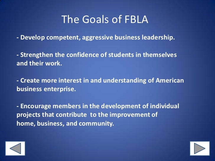 The benefits of joining fbla
