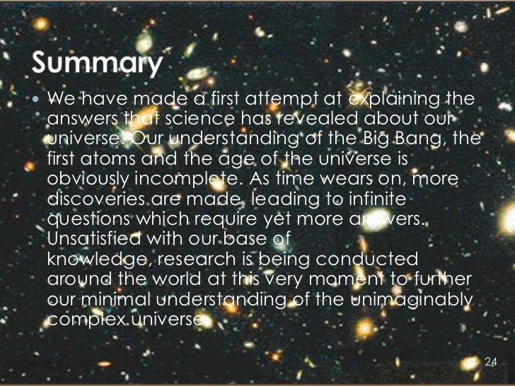 research papers how universe began research papers how universe began