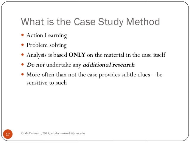 Problem Solving Case Studies