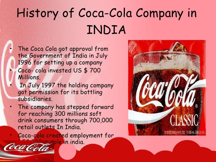 an introduction to the history of the coca cola company an introduction to the history of the coca cola company