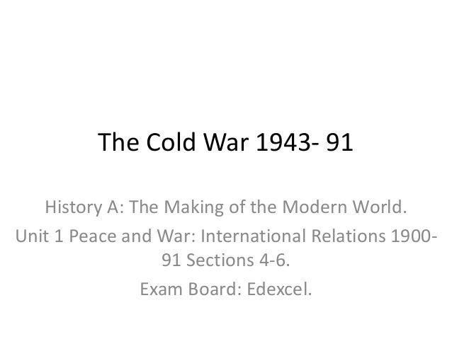 Good cold war essay topics