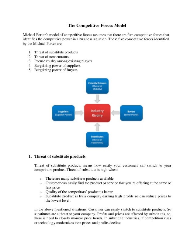 Porters 5 competitive forces for ford motor company