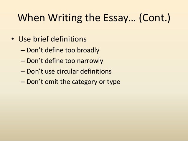 Wpe Sample Essays