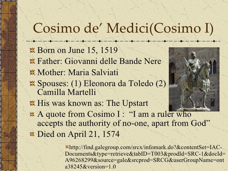 The De Medici Family Power Point