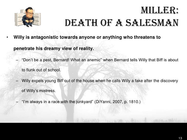 Thesis statement for death of a salesman american dream