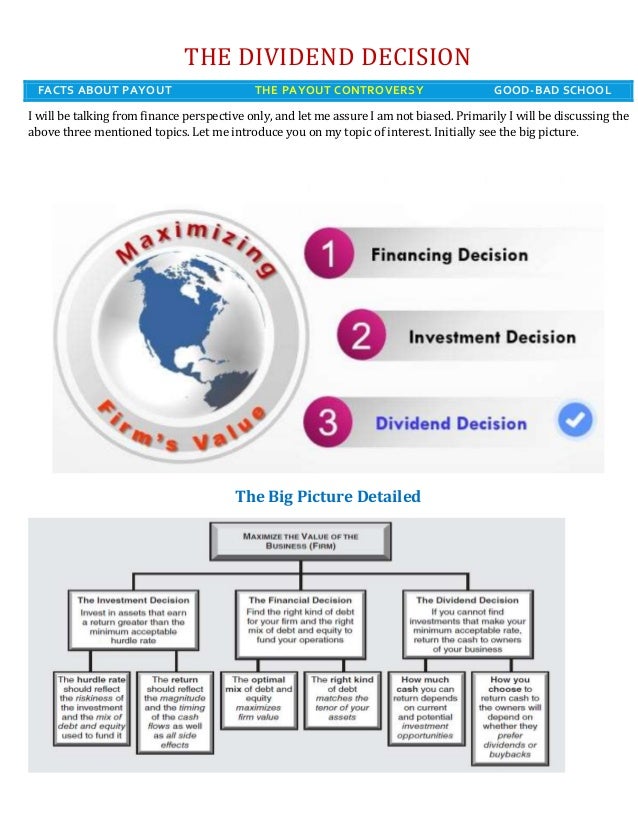 dividend and the importance of dividend decision The purpose of study is to understand the factors influencing the dividend decision of companies what is the relation between dividend payout and. dividend and the importance of dividend decision The purpose of study is to understand the factors influencing the dividend decision of companies what is the relation between dividend payout and.