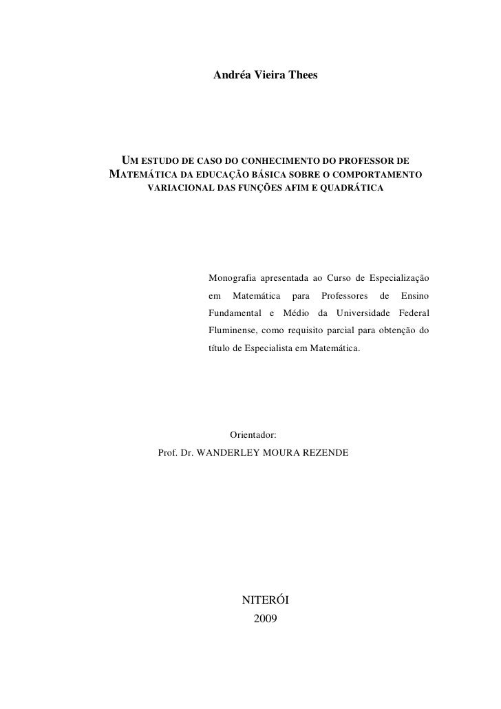 Monografia de estudo de caso
