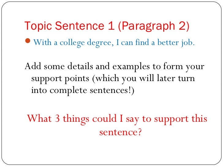 Writing paragraphs | The Writing Centre | University of Ottawa
