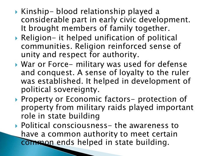 what is evolutionary theory of origin of state