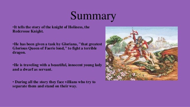 Edmund Spenser faerie queene summary Edmund Spenser faerie queene summary