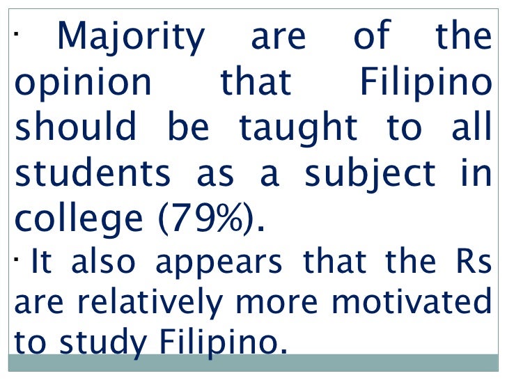 Best topic for research paper in filipino