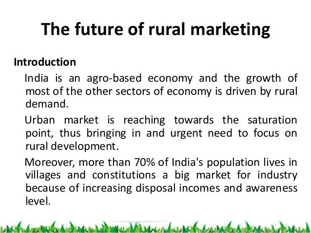 research papers on rural marketing in india research papers on rural marketing in india