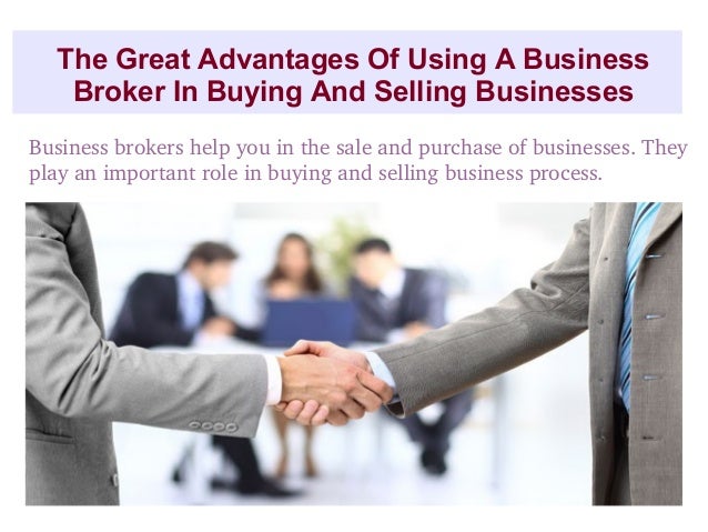 advantages of using a stockbroker