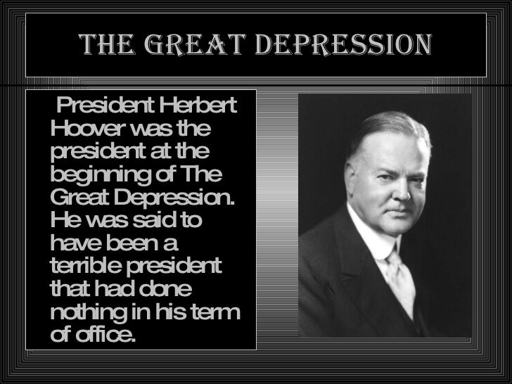 The Great Depression 3