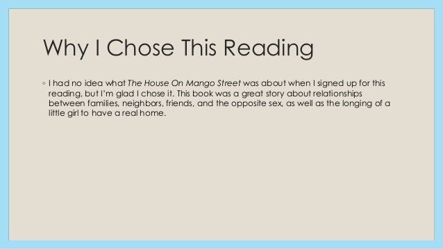 The house on mango street essay introduction