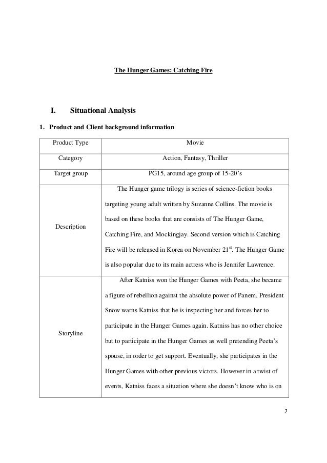 Catching fire essay