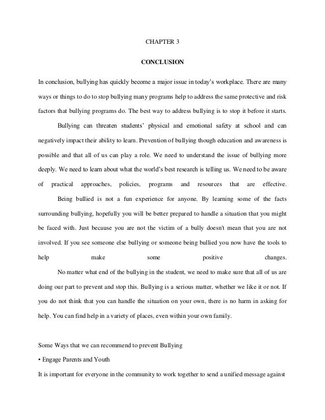 Bullying in schools essay outline