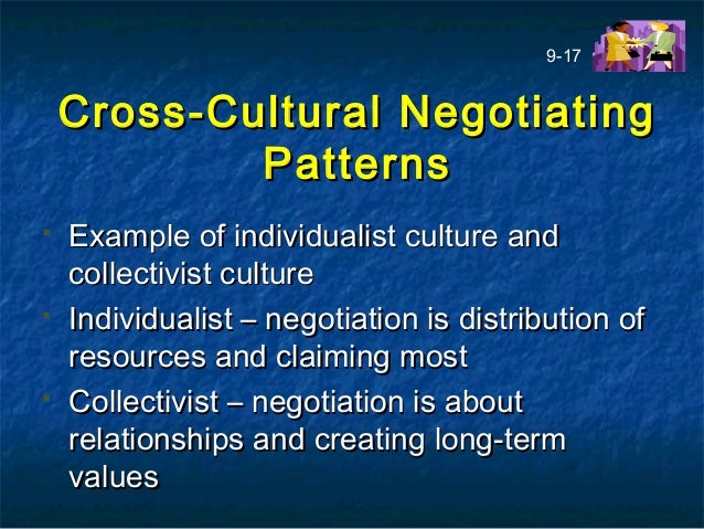 the influence of culture on negotiation Culture-along with many other variables-often affects international negotiations culture and negotiation offers a of culture’s influence on negotiation. the influence of culture on negotiation Culture-along with many other variables-often affects international negotiations culture and negotiation offers a of culture’s influence on negotiation.