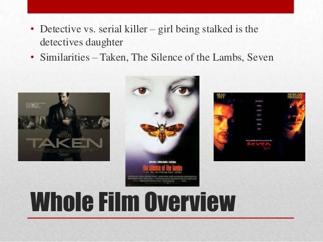 Detective vs. serial killer – girl being stalked is the detectives daughter• Similarities – Taken, The Silence of the Lambs, SevenWhole Film Overview ... - the-intimidation-game-kevin-elijah-jonny-2012-ii-4-638