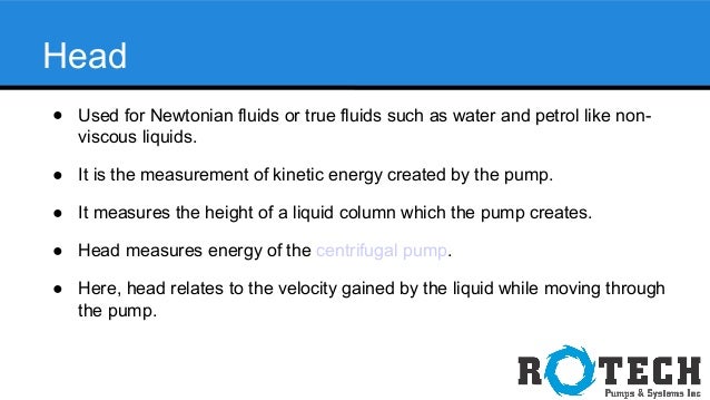The Key Performance Parameters Of A Centrifugal Pump