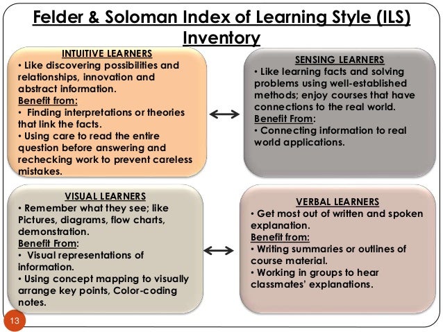 Soloman Learning Style