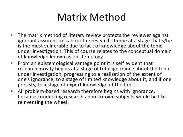 literature review matrix sample barca fontanacountryinn com literature matrix template