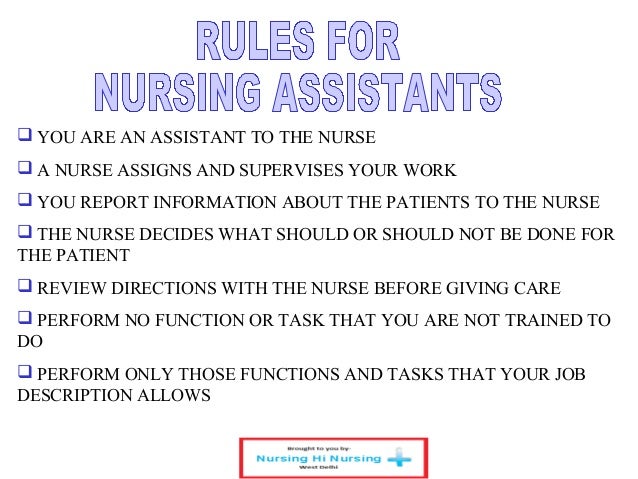 Job description of a cna for resume