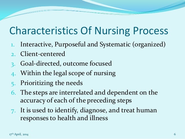 Essay nursing process