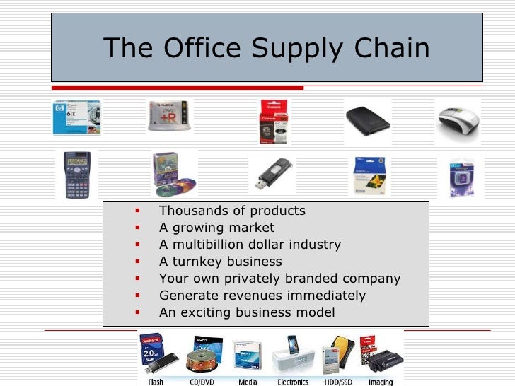 Start a Business With The Office Supply Chain Business Opportunity