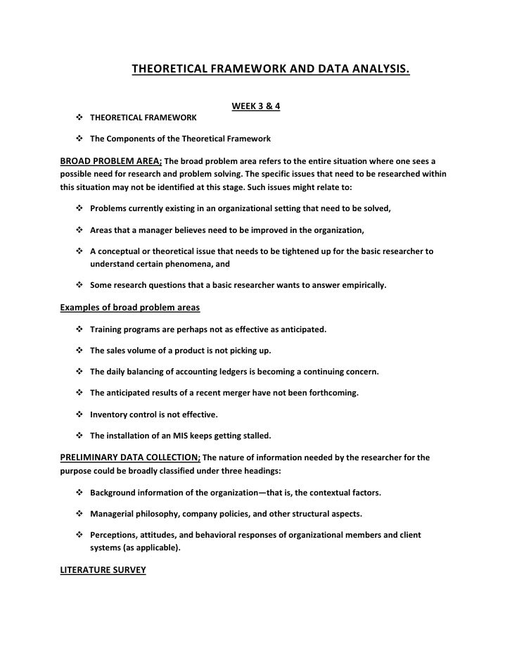 Writing A Theoretical Dissertation