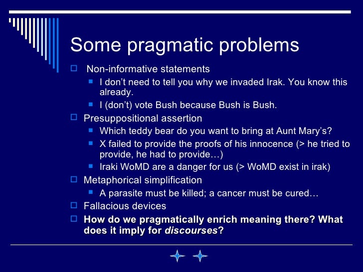 Theoretical Issues In Pragmatics And Discourse Analysis
