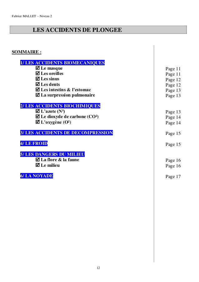 Examens corriges EXAMEN DE THEORIE NIVEAU 2 CORRIGE club de plongee de ... pdf